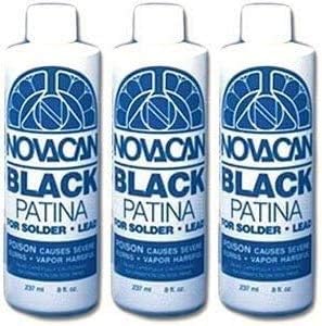 Novacan Black Patina for Solder 3 PACK