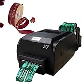 ▷【Grafica nastro fai da te】: Stampante a nastro può stampare il testo o il motivo desiderato sul nastro. La nostra stampante per etichette a nastro è controllata dal PC, puoi progettare e stampare immagini e LOGO, testo e contenuti di stampa a piacimento.