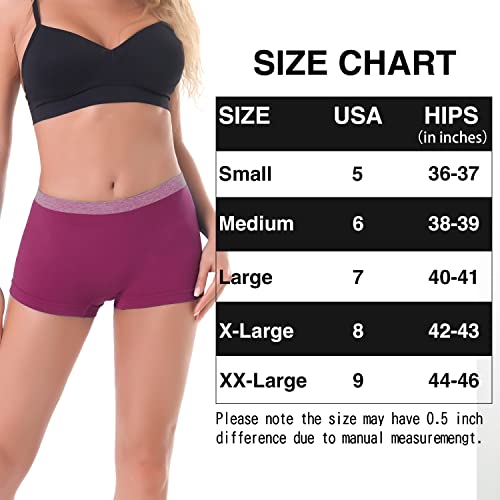 Image of DEEP TOUCH Womens Seamless Underwear Boyshort Panties Boxer Briefs No Show Panty for Ladies Comfortable