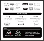 JEMDO Thumb Grips for PS5/PS4/Switch Pro Controllers, Silicone Joystick Caps with Anti-Slip Design, 3 Heights (High/Mid/Low) Button Caps, Gaming Accessories for FPS/RPG/Action Games,Purple (6pcs)