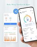 Babytone Baby Pulse Oximeter, Smart Baby Sock Tracking Oxygen Level, Heart Rate and Movement, with Sleep Pattern Analysis Wearable Infant Foot Monitor with Free APP Bluetooth for 0-36 Months Newborn - Image 5