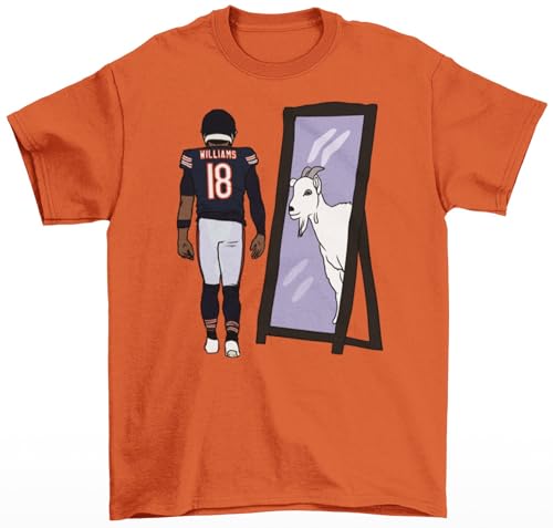 Caleb Williams Mirror Goat Chicago Football T-Shirt