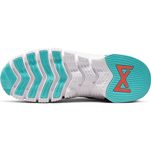 NIKE Tênis unissex Free Metcon 4, Pro Green Kumquat, preto e branco, 40 BR