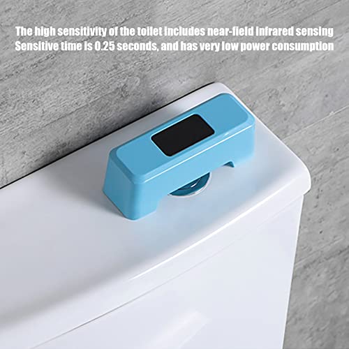 Touchless Toilet Flush Sensor, Automatic Infrared Urinal Flush Valve with 5 Silicone Head - Image 2