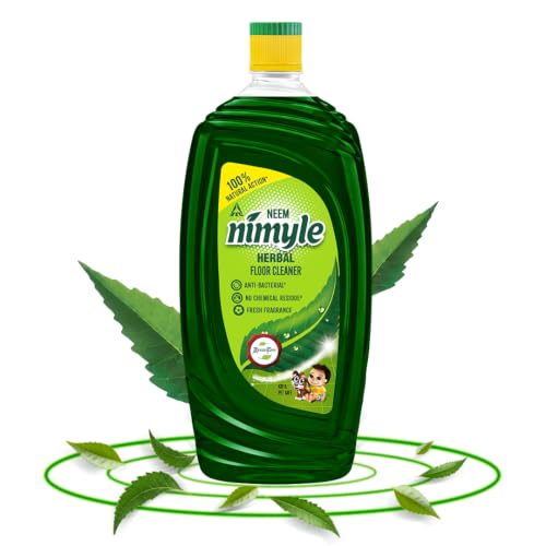 Image of Nimyle Eco friendly floor cleaner with Power of Neem for 99.9% anti bacterial protection - Herbal 1.8 L