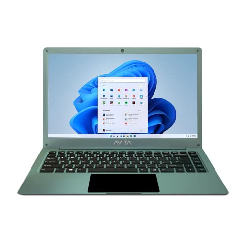 Image of AVITA SATUS S111 NU14A1INC43PN-SH 14.1 FHD (35.81cms) Laptop (Intel Celeron N4020 /4GB /128GB SSD /FHD Display /Windows 11 Home /Intel UHD Graphics), Shamrock Green