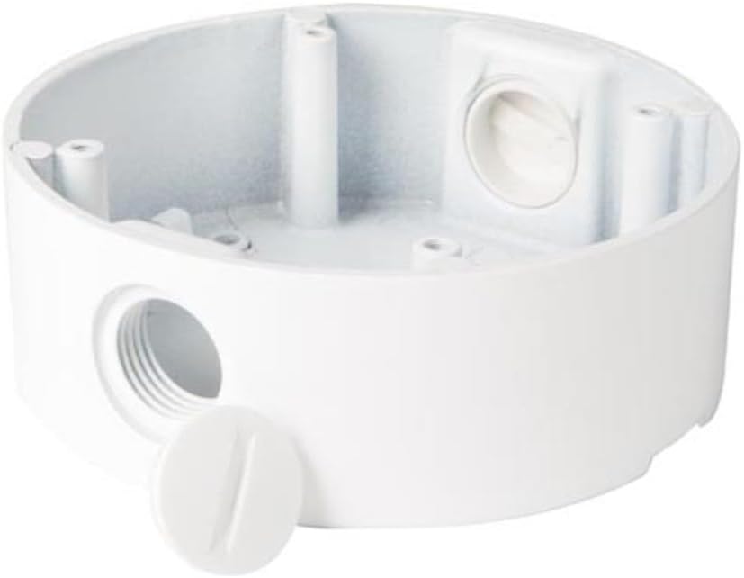 Velleman Security Camera Mounting Bracket, Suitable for CAMTVI8W1 and CAMCOLD26W, Lightweight, Diameter 119 x 43 mm, Easy Installation, White