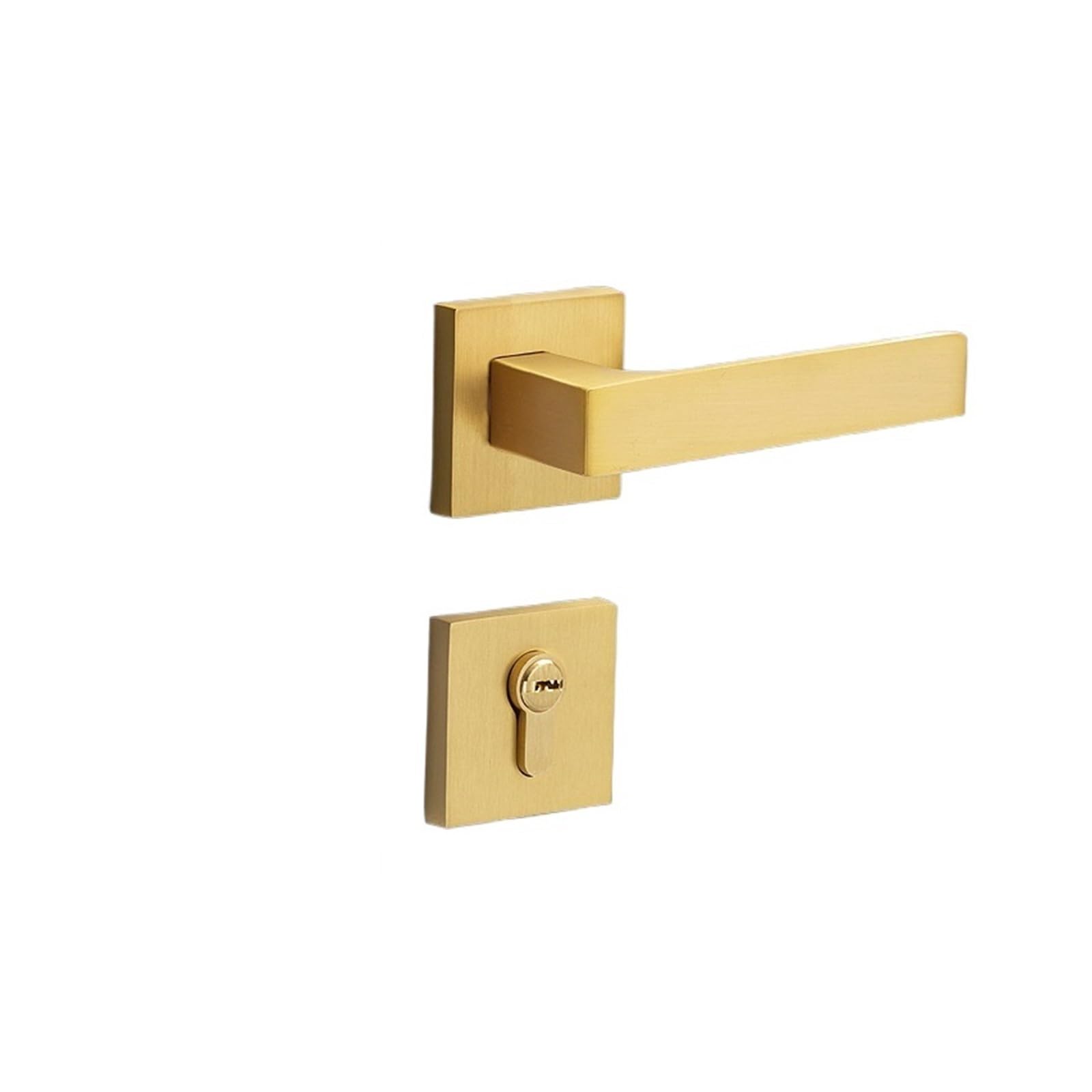 Aepqbgqj One Color Black Solid Brass Magnetic Silent Split Lock Bedroom