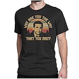 WHY are You The Way That You are- Michael Scott - Vintage Retro T-Shirt Mens/Black/M