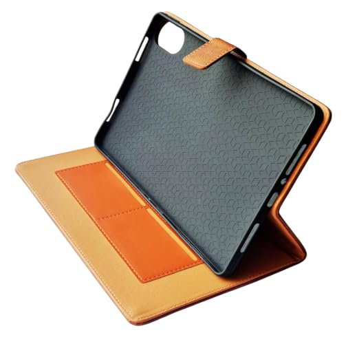 Image of M Cart Case Cover for Xiaomi Redmi Pad 2 11 inch Case, Synthetic Leather Flip Stand Case Cover for Xiaomi Redmi Pad 2 11 inch Tablet Cover (Texture Light Brown)