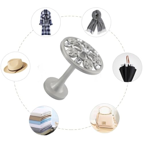 Set of 2 Curtain Tieback Hooks Window Drapery Medallion Holdbacks Wall Mounted Drapery Holdbacks Curtain Pullbacks Tassel Curtain Tie Curtain Holders Hooks for Curtain Tiebacks (Dark Silver)