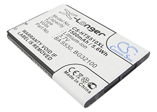 VINTRONS 1500mAh Battery for HTC Desire S, S510E, Saga, PG88100, Salsa, Rhyme, Bliss,