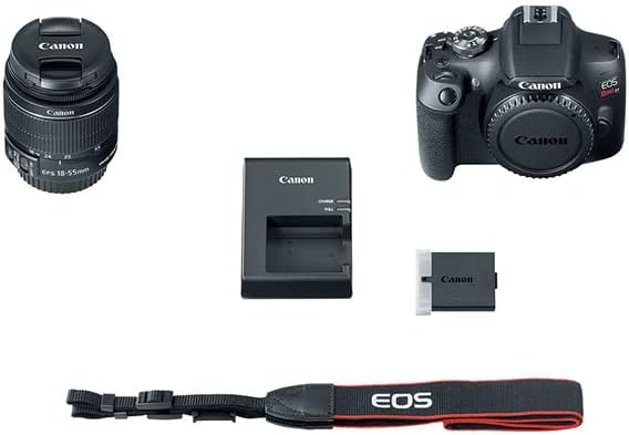 Miniatura 5 de Canon EOS Rebel T7 - Cámara réflex digital con lente de 0.709-2.165in (2727C002), lente EF-S de 2.165-9.843in, tarjeta de memoria de 64 GB, funda,