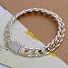 Produktbild Armband Herren Schmuck Armband Pulseras 925 Sterling Silber 10Mm Breite 20Cm Dick Exquisite Mode Silberarmband Damen Edlen Schmuck Gold