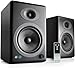 Audioengine A5 Black Bluetooth Bookshelf Speakers with S8 Black Subwoofer and DS2 Stands