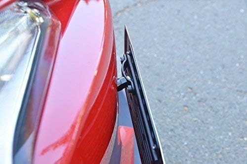 Miniatura 7 de Para Chevrolet Bolt EV 2017 en adelante - Soporte de reubicación de montaje de placa de matrícula con gancho de remolque para parachoques delantero