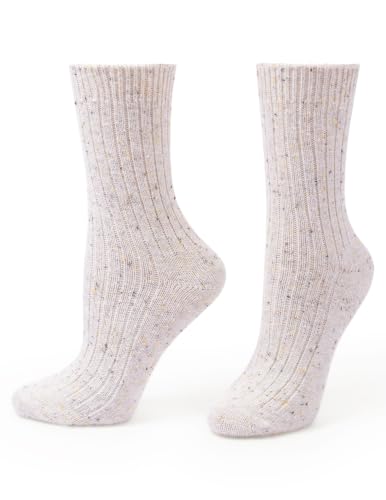 Image of HUE womens Crew Length Boot Socks, 2 Pair Pack