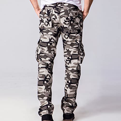 Pantalones cargo para hombre estilo militar camuflaje miniatura 3