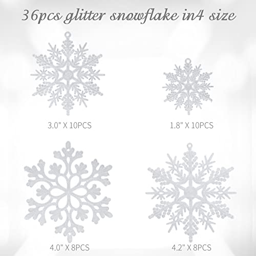 Christmas Snowflake Hanging Decorations - Image 4
