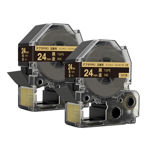 �L���O�W���p �e�v�� PRO SC24KZ SC24KZW 24mm ���e�[�v ������ ���S�� 2�Z�b�g �݊��e�[�v �e�v��PRO�p �e�[�v�J�[�g���b�W SR-R7900P SR-R980 SR970 SR950 SR930 SR920 SR910 SR