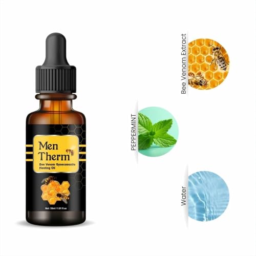 Image of Men Therm Bee Venom Heating Oil for Men 30ml each ((PACK OF 1))