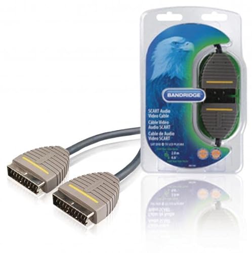 SCART-Kabel Scart-male - Scart-male 2.00 m Blau Cover