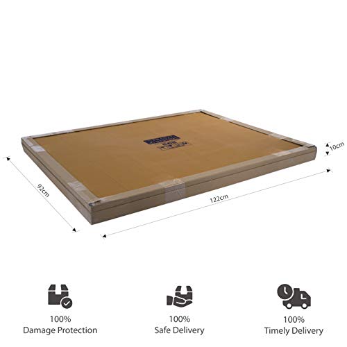 Image of Pragati Systems Genius Melamine (Non-Magnetic) Green Chalkboard for Classroom, School & Teaching with Lightweight Aluminium Frame | Clean Wipe & Non-Ghosting Surface | Large Size 3x4 Feet (Pack of 4)