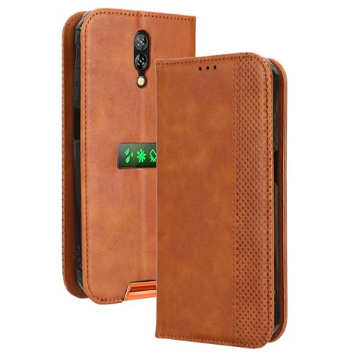 Lucyliy hülle Für schwarzview BV7200, Schützendes PU-Leder-Etui mit Kartenschlitzen & Halterfunktion für schwarzview BV7200 Braun
