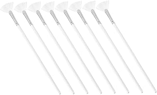 Ciieeo 8pcs Long Handle Fan Facial Mask Brush...