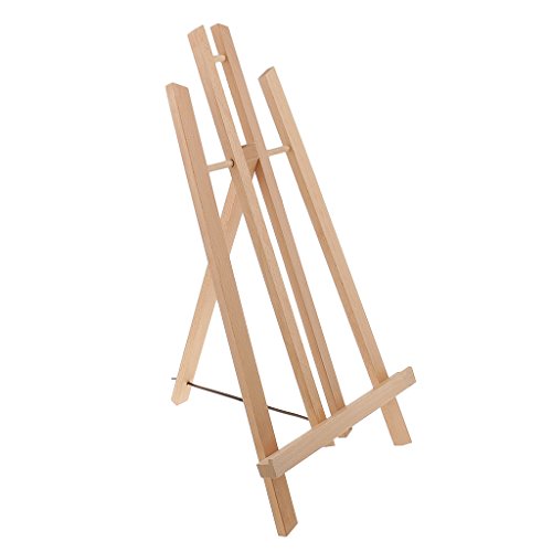 gazechimp Cavalete De De Madeira Portátil Ajustável Para Exibição Pintura Imagem 50 Cm