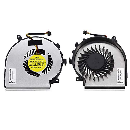 KINPOWER Ventilateur de CPU Fan 3Pin Compatible Avec MSI GE62 GL62 GP62 Series