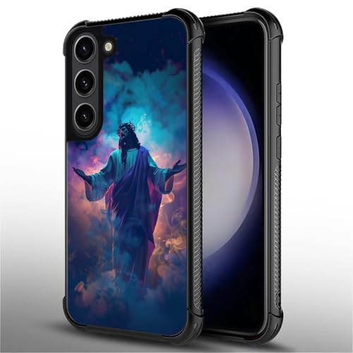 Coque Samsung S23 Plus Jésus antichoc rigide design coloré PC