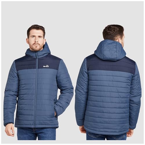 Peter Storm Men's Blisco II Lightweight Insulated Jacket with Hood, 2 Pockets, Blue, UK Alpha M Regular - Image 2