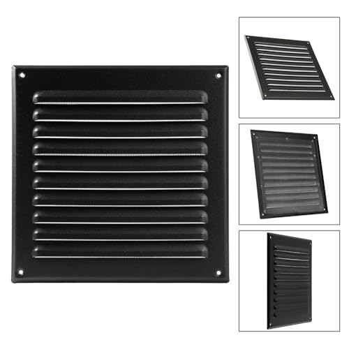 Opatiny Cubierta de rejilla de ventilación de metal cuadrada de 250 x 250 mm