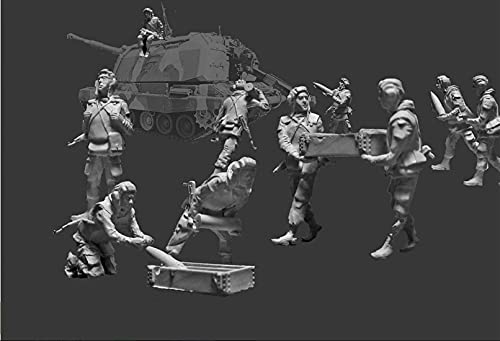 Kit modelo figura de resina 1/72 sin armar y sin pintar miniatura 1