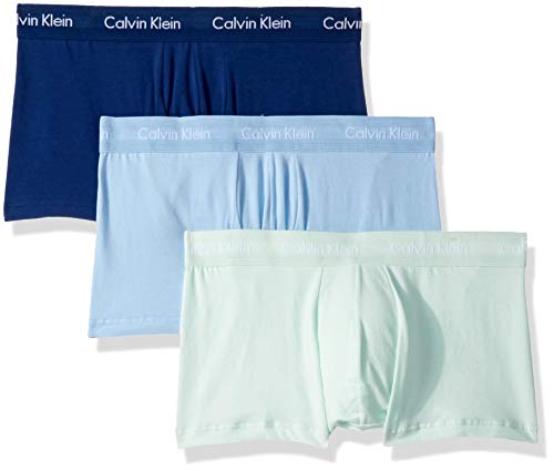 Image of Calvin Klein Men's Polyester Classic Solid Trunk (Pack of 3)