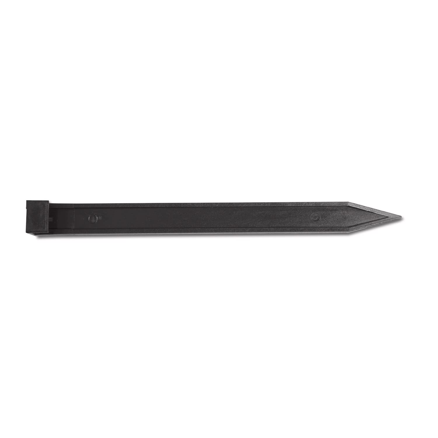EasyFlex Estacas de Anclaje de Nailon para Paisaje, 100 Unidades, Color Negro