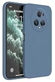 Topme Cover per HONOR Magic5 Pro 5G (6.81" Inches) Custodia Case, Protezione Della Pelle Della Custodia in Silicone Tpu - Grigio lavanda