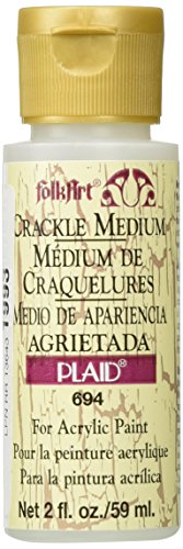 FolkArt Medium (2-Ounce) 694 Crackle White