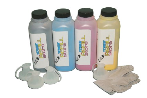 Toner Refill Store 4PK Toner Refill Kit for Brother TN221 / TN225 (TN-221 / TN-225) HL-3140CW HL-3170CDW MFC-9130CW MFC-9330CDW MFC-9340CDW