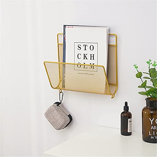 Revista montada en la pared y estante de moda para un almacenamiento elegante en el hogar 2