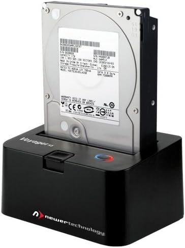 NewerTech Voyager S3, 0GB Drive Dock Enclosure, USB 3.0 Interface, SATA 6Gb/s, (NWTU3S3HD), For hot-swapping 2.5 and 3.5 inch drives