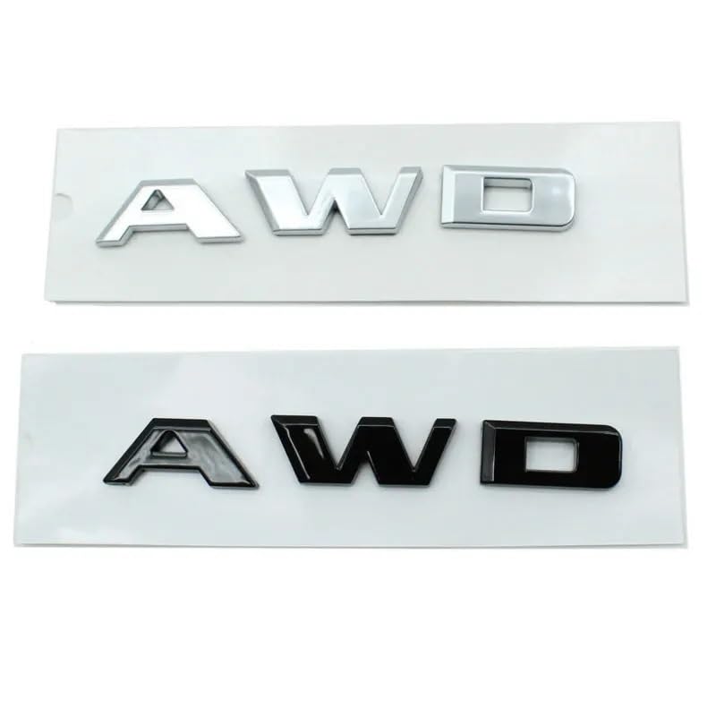 Insignia AWD cromada para maletero Cadillac modificación elegante de coche