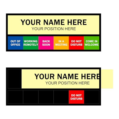LoYinLo Magnetic Name Plate