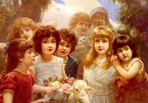 Peinture à l'huile Fritz Georg Papperitz pour salon élégant 30x36