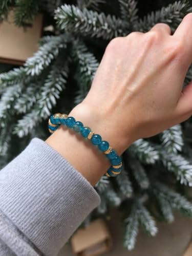 Glass Of Glass Bracelet, Multicolor Sparkling Beads Handmade Blown Glass, Glass Bracelets for Women 6