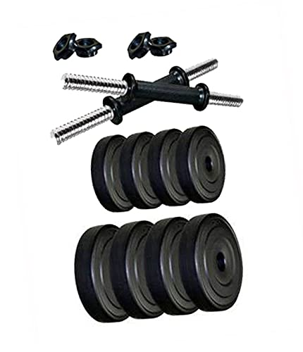 LAVENIR FITNESS 14KG (4 * 2.5kg + 4 * 1KG) PVC Plates + 2 Dumbbell Rods - Adjustable Dumbbell (B085HMY5SX) Amazon Price History, Amazon Price Tracker