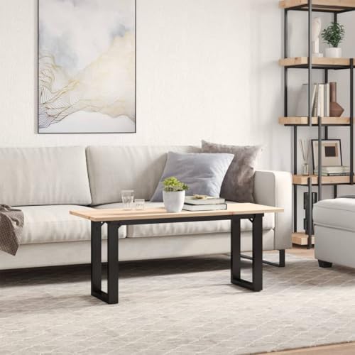 Table Basse 110x40x45 cm avec Espace Rangement et Coin Repas Salon - 4