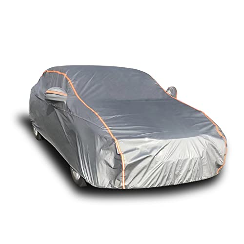 Anitant Waterproof Car Cover，Carpa Para Carro，Small Car Cover，Car Covers For Automobiles All Weather Waterproof，Full Exterior Covers Rain Uv Protection Inner Cotton，Fit All Sedan 178" To 186" #TOP1