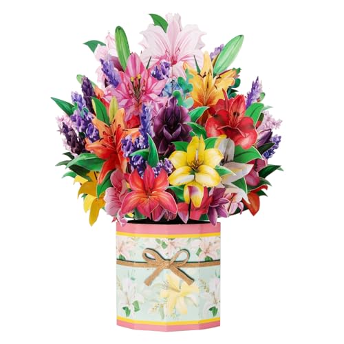 Magic Ants MGATBTH-BHH-US Flower Paper Pop Up Cards - Mother'S Day cover